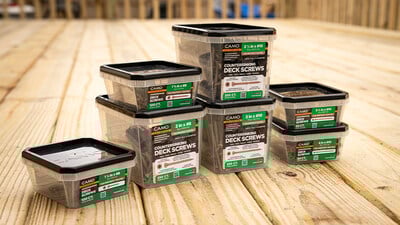 CAMO Deck Screw_National_Nail___CAMO__Countersinking_Deck_Screws_finish_clean_and_hold_strong